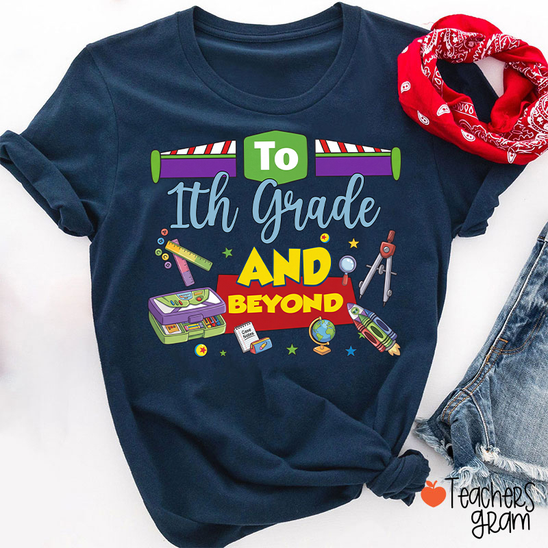 Personalized Grade Teacher Story Beyond Teacher T-Shirt