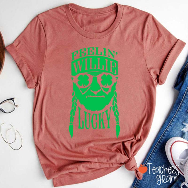 Feelin' Really Lucky Teacher T-Shirt