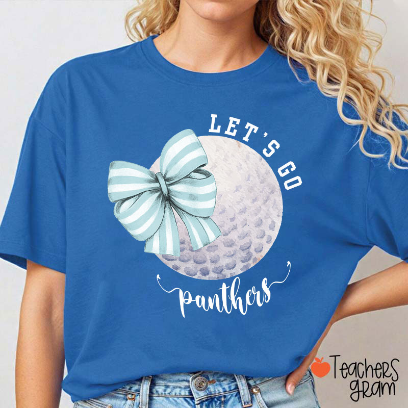 Personalized Sports And Mascot Let's Go Teacher T-Shirt