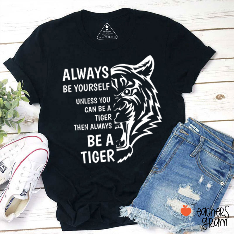 Personalized Mascot Silhouette Quote Teacher T-Shirt