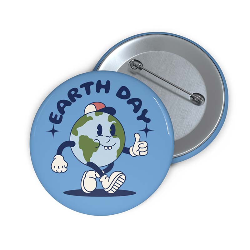 Love Your Planet Earth Day Teacher Pinback Button