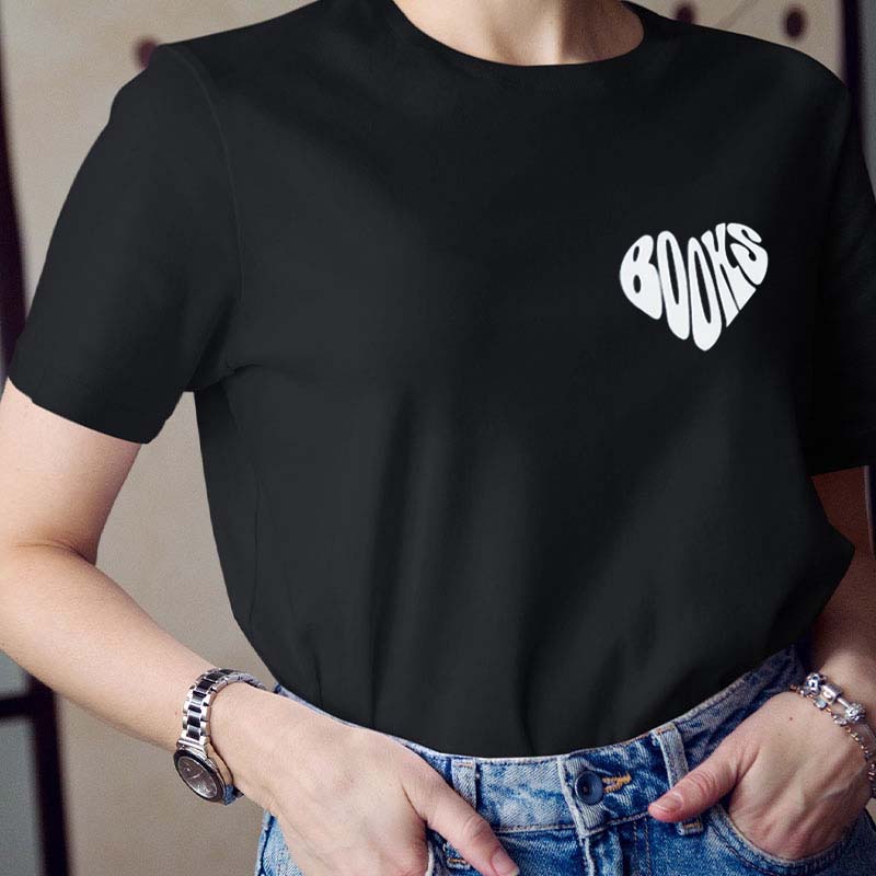 I Have A Heart That Loves Reading Teacher T-Shirt