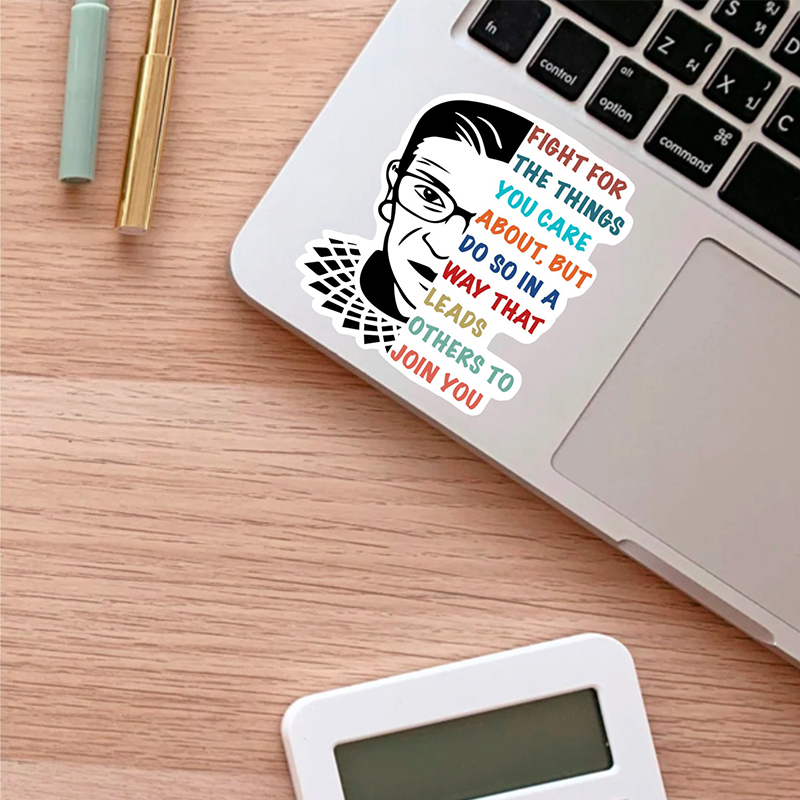 Fight For The Things You Care About Teacher Stickers