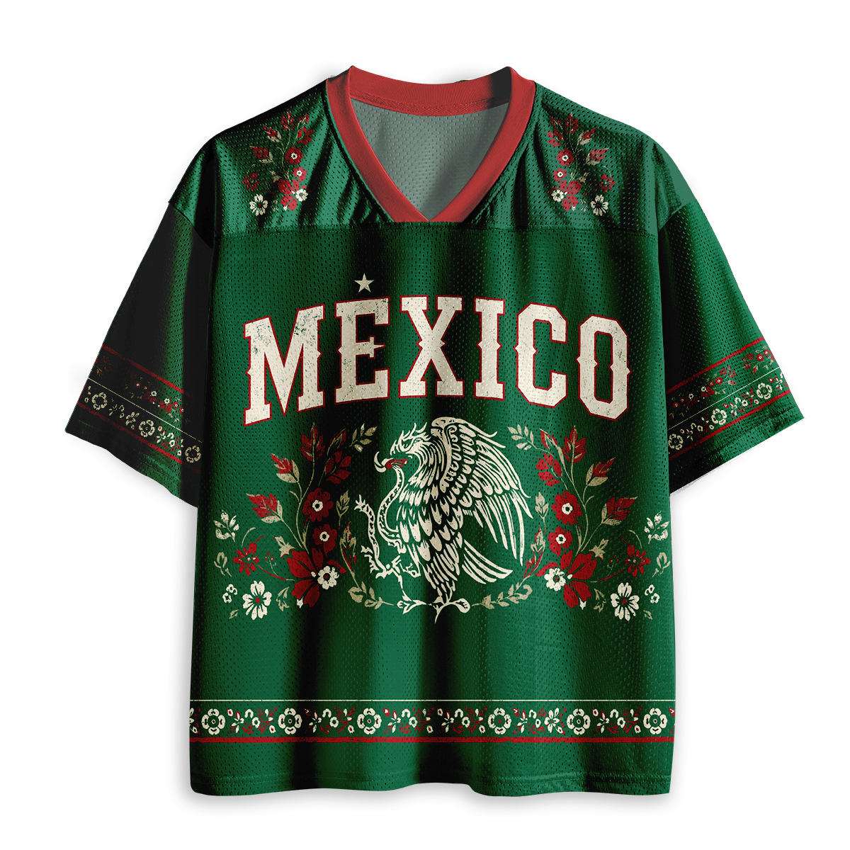 Personalized Mexico Inspired Game Day Teacher Mesh Jersey