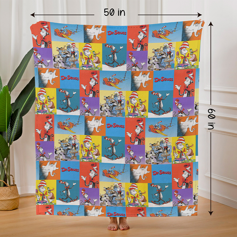 The Cat In The Hat Daily Routine Teacher Blanket