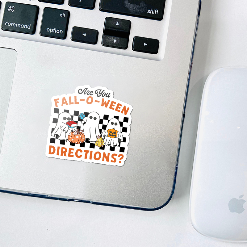 Fall-O-Ween Directions Teacher Stickers