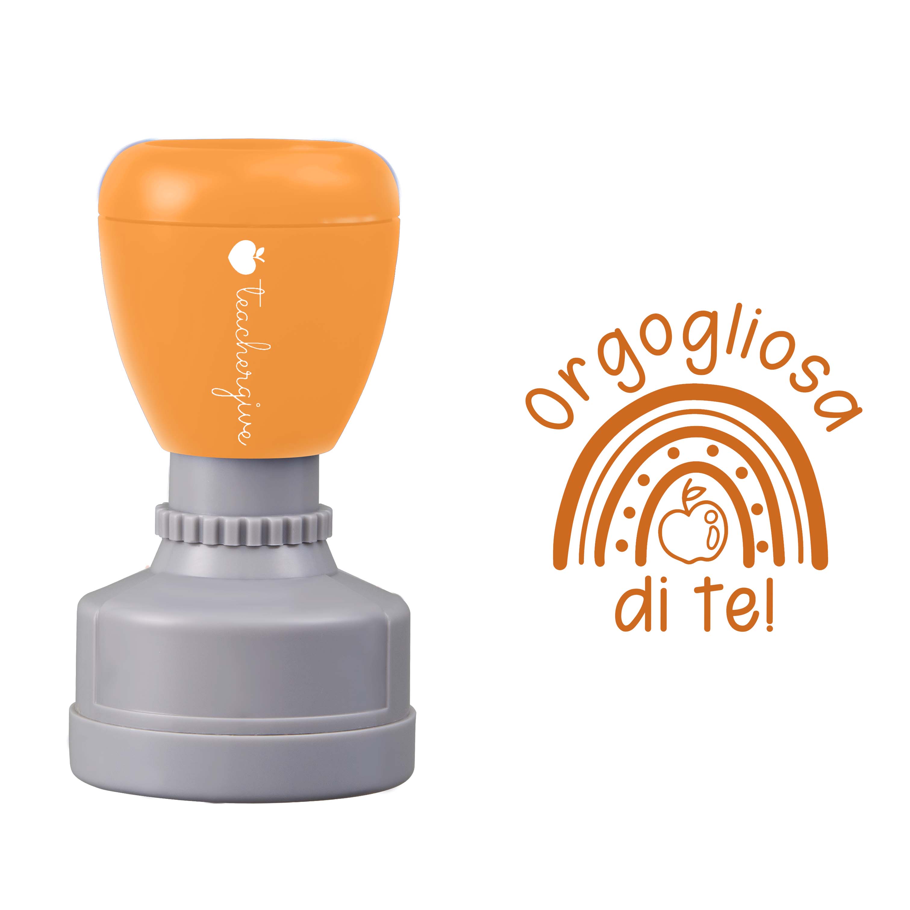 Orgogliosa di te Teacher Stamp