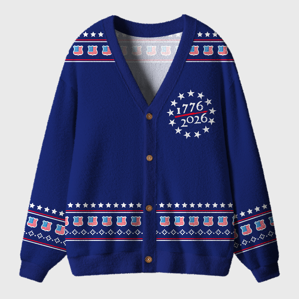 USA 250th Anniversary Ugly Cardigan Sweaters