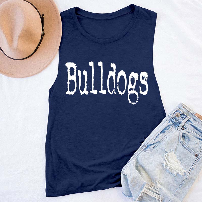 Personalized Mascot Printer Fonts Game Day Teacher Tank Top