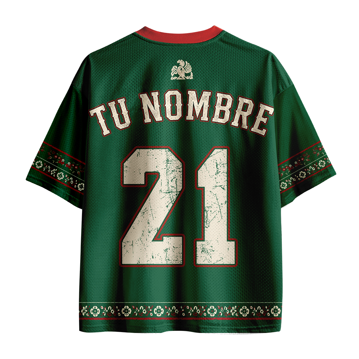 Personalized Mexico Inspired Game Day Teacher Mesh Jersey