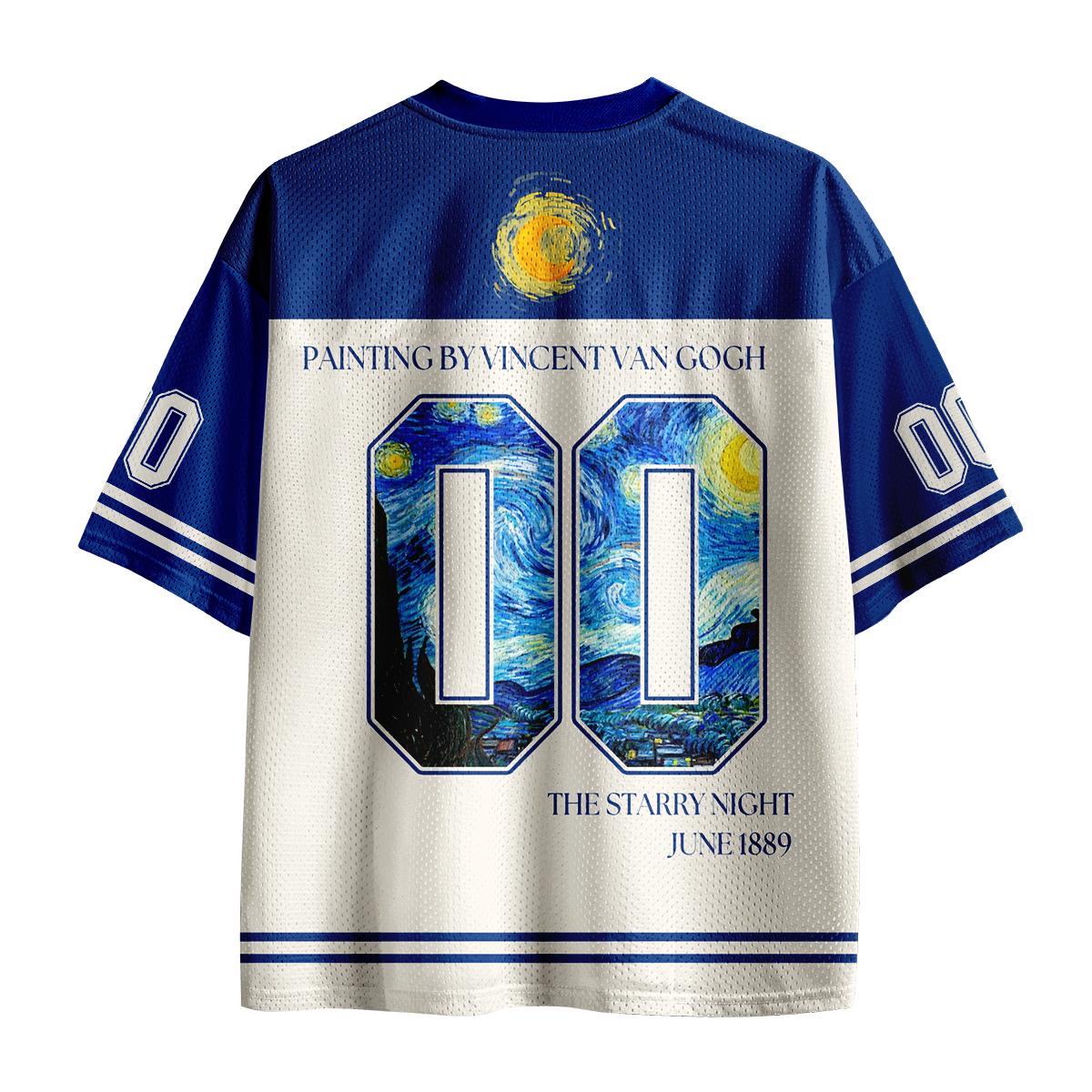 Personalized Number Starry Night Teacher Mesh Jersey