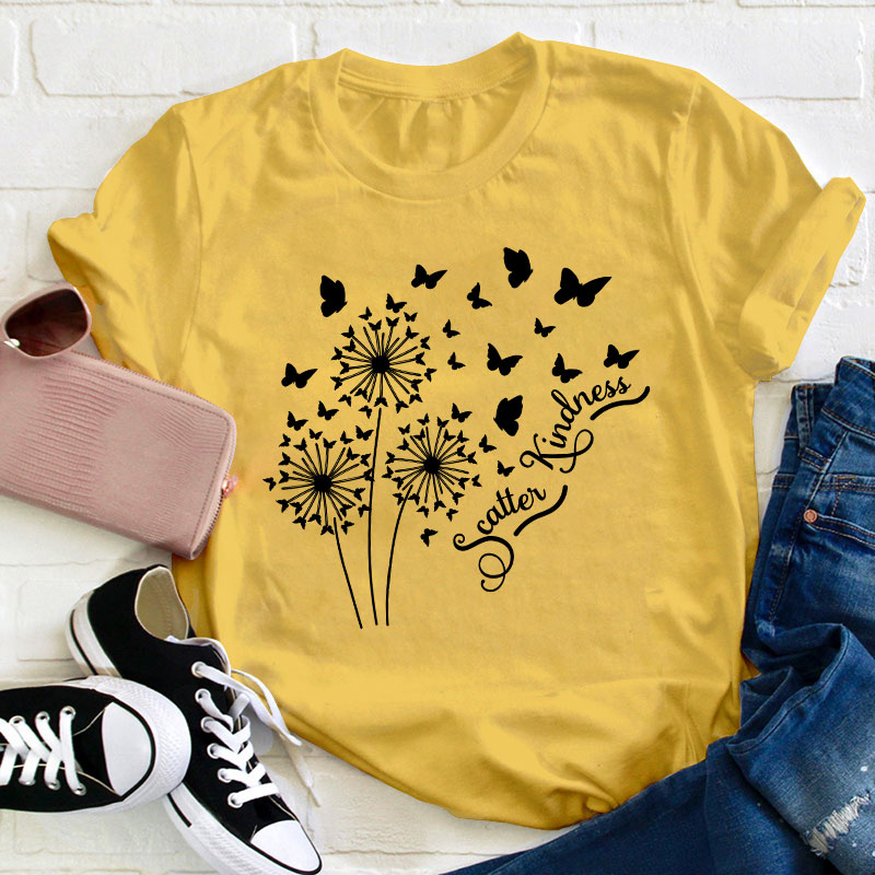 Scatter Kindness Teacher T-Shirt