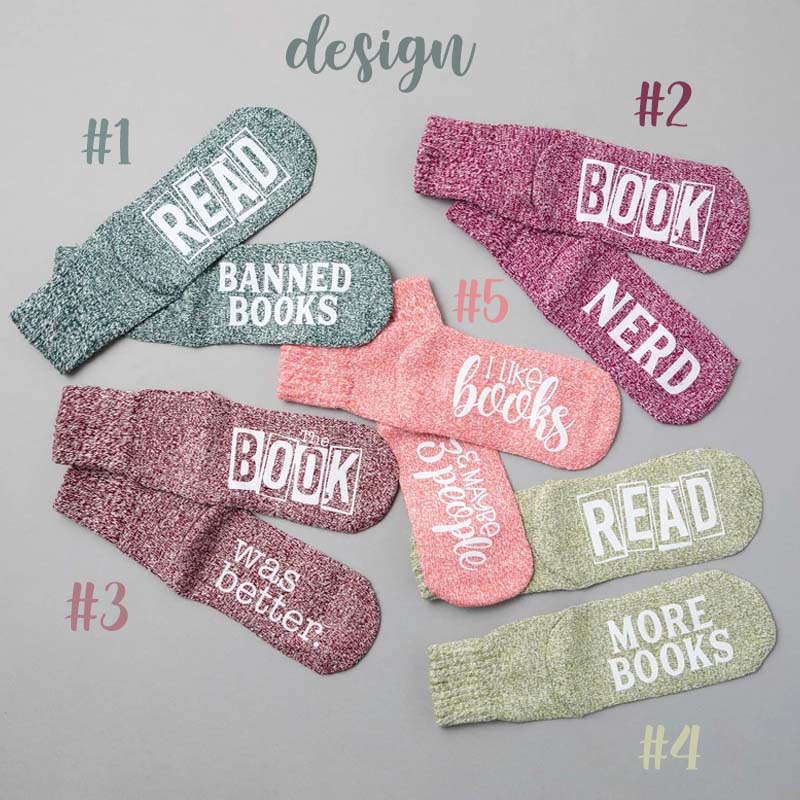 Read Books Teacher Socks