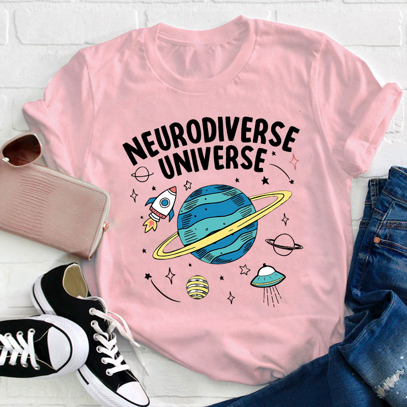 Neurodiverse Universe Teacher T-Shirt