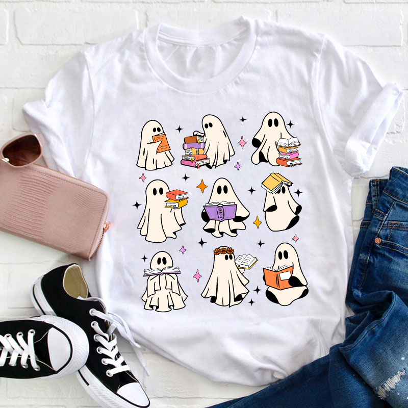 Reading Ghosts Teacher T-Shirt