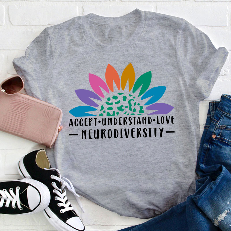 Accept Understand Love Teacher T-Shirt