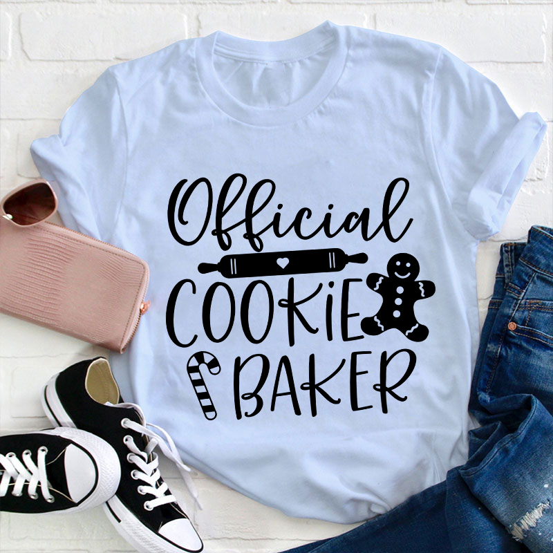 Official Cookie Baker Teacher T-Shirt
