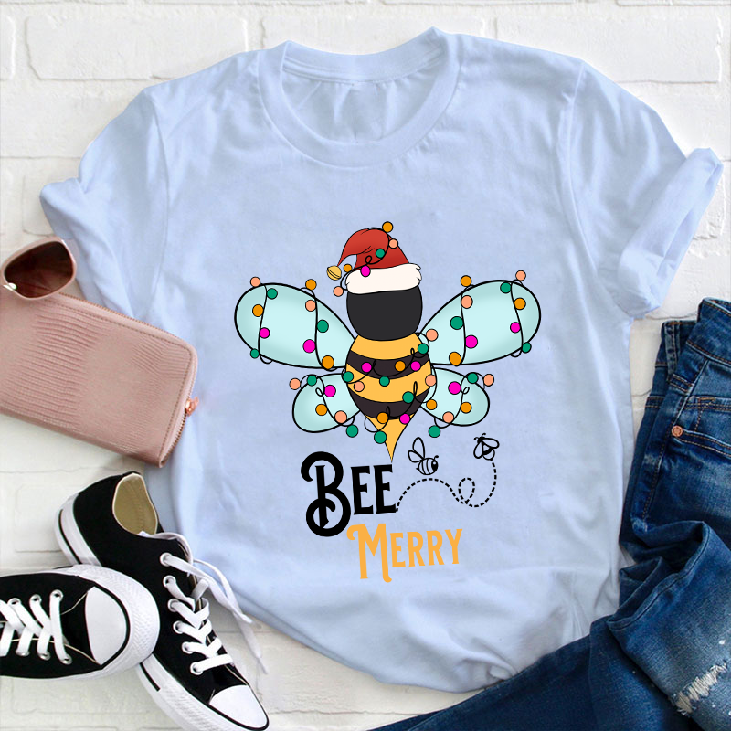 Bee Merry Teacher T-Shirt