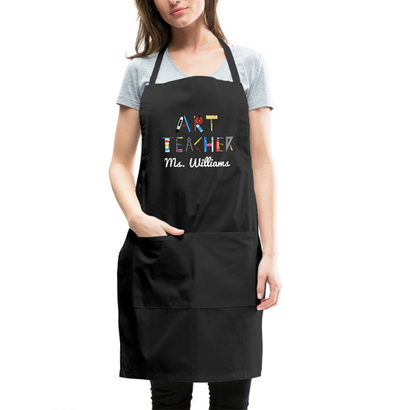 Personalized Art Teacher Apron