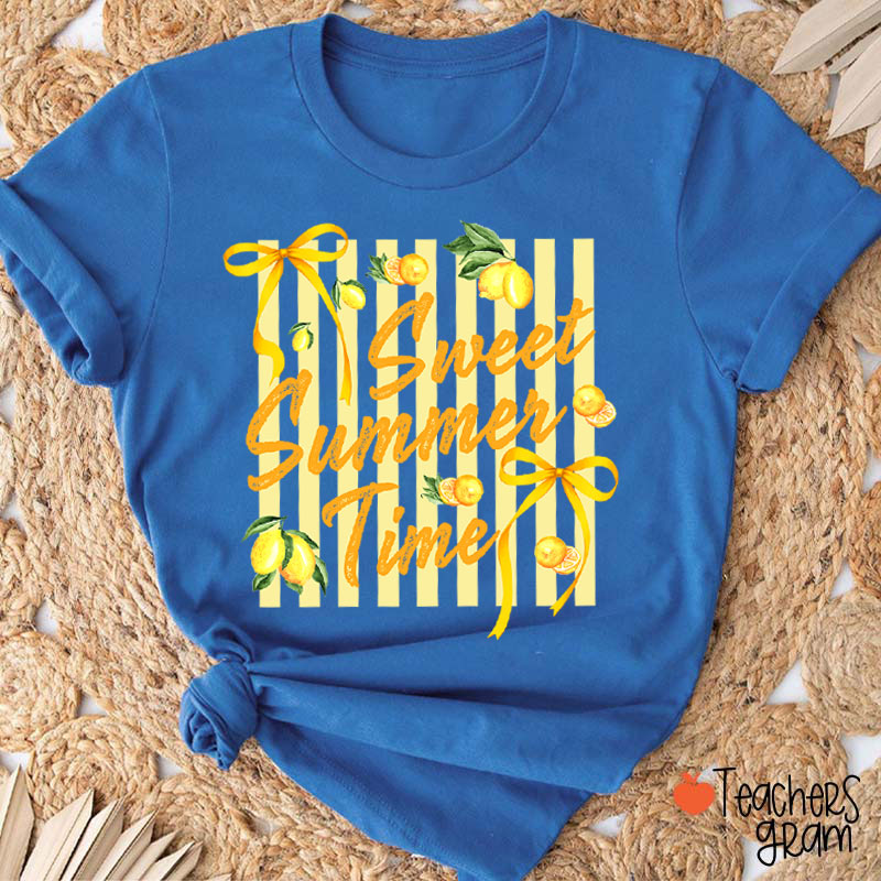 Sweet Summer Time Lemon Teacher T-Shirt