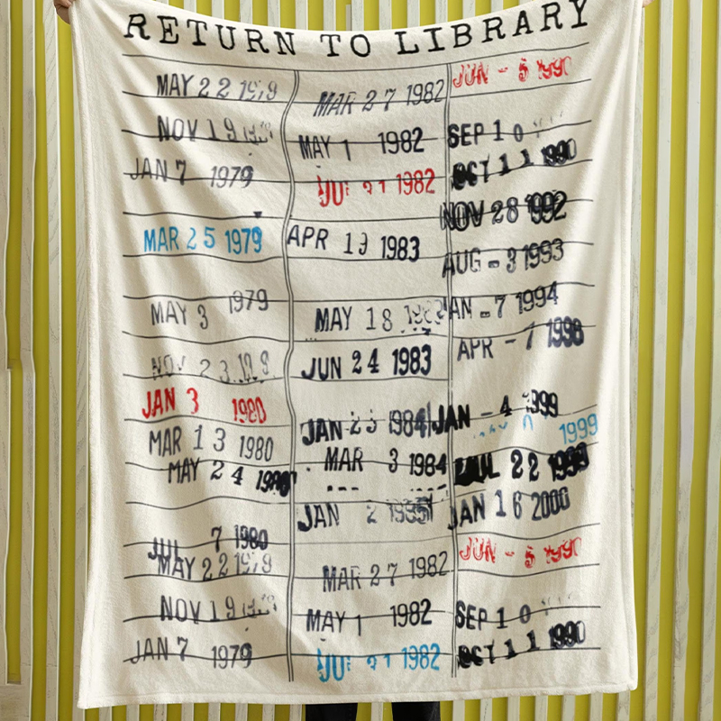 Return to Library Teacher Blanket