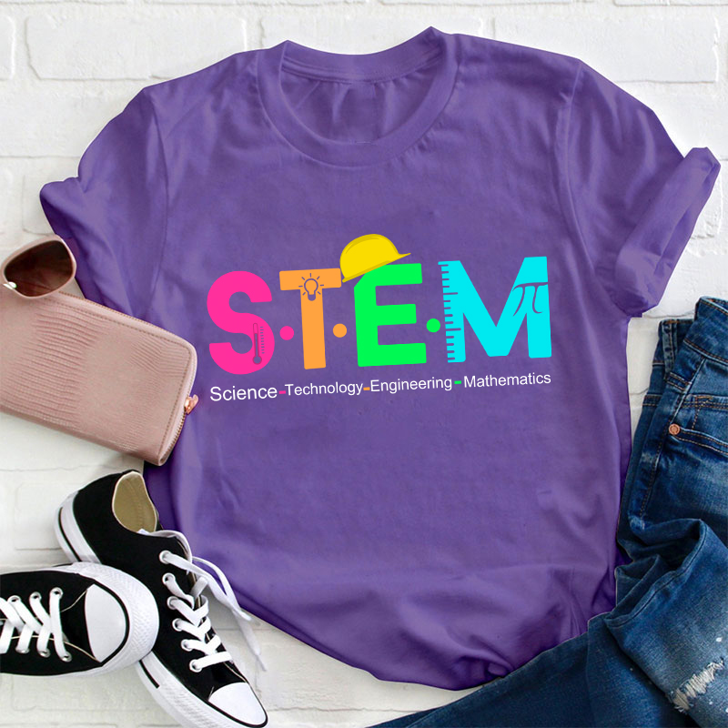 Science Technology Engineering Mathematics Teacher T-Shirt