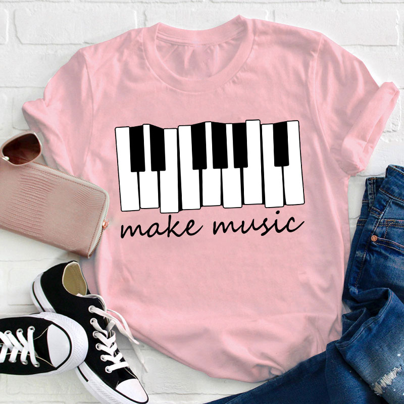 Piano Make Music Teacher T-Shirt