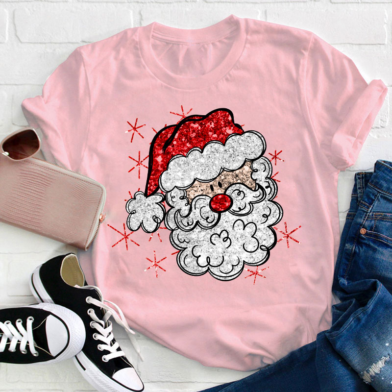Cute Hands Christmas Tree Teacher T-Shirt