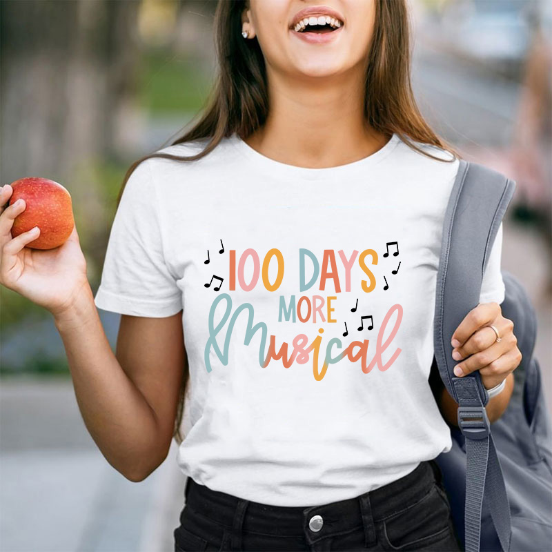 100 Days More Musical Teacher T-Shirt