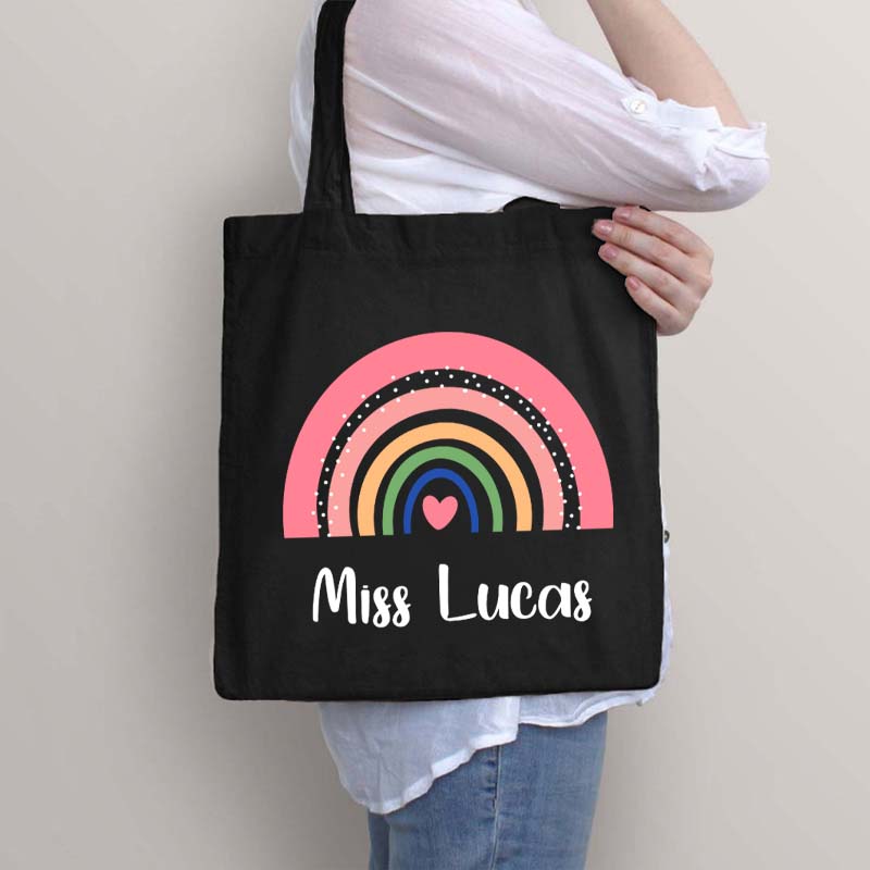 Personalized Teacher Gift Tote Bag