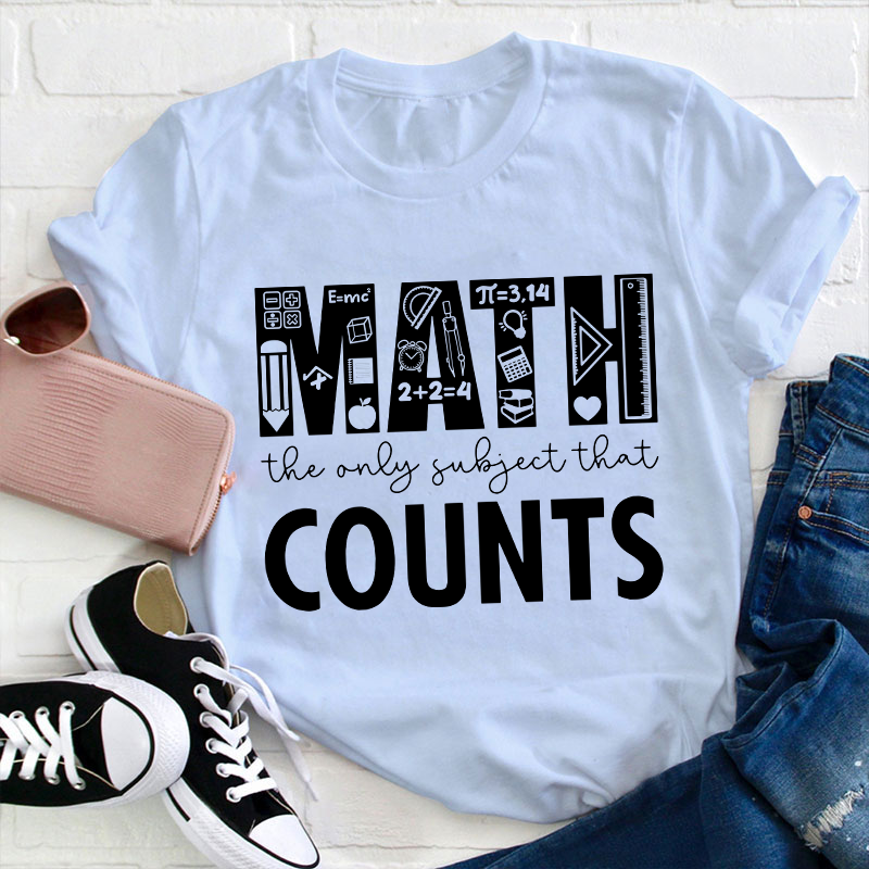 Math Counts Teacher T-Shirt