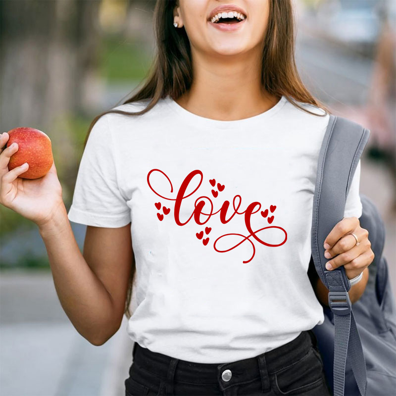 Love Love Heart Teacher T-Shirt