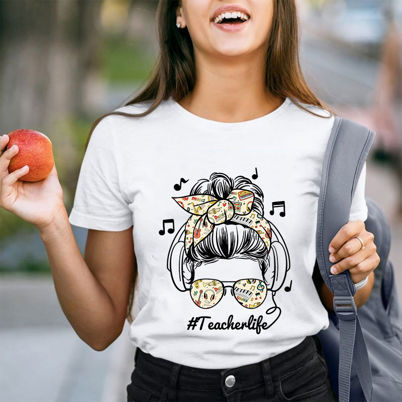 Listen Music Teacherlife Teacher T-Shirt
