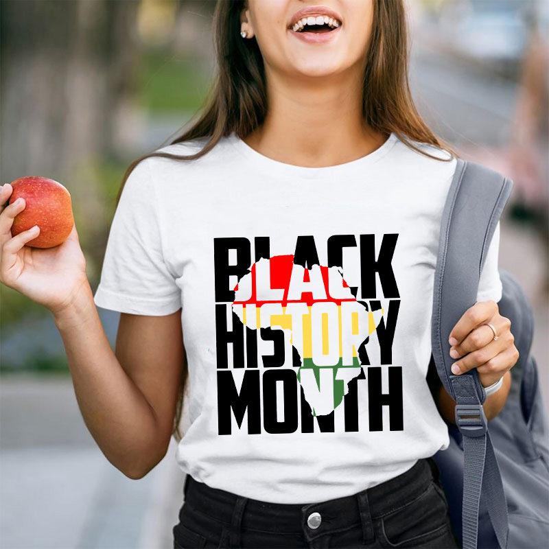 Black History Month Teacher T-Shirt