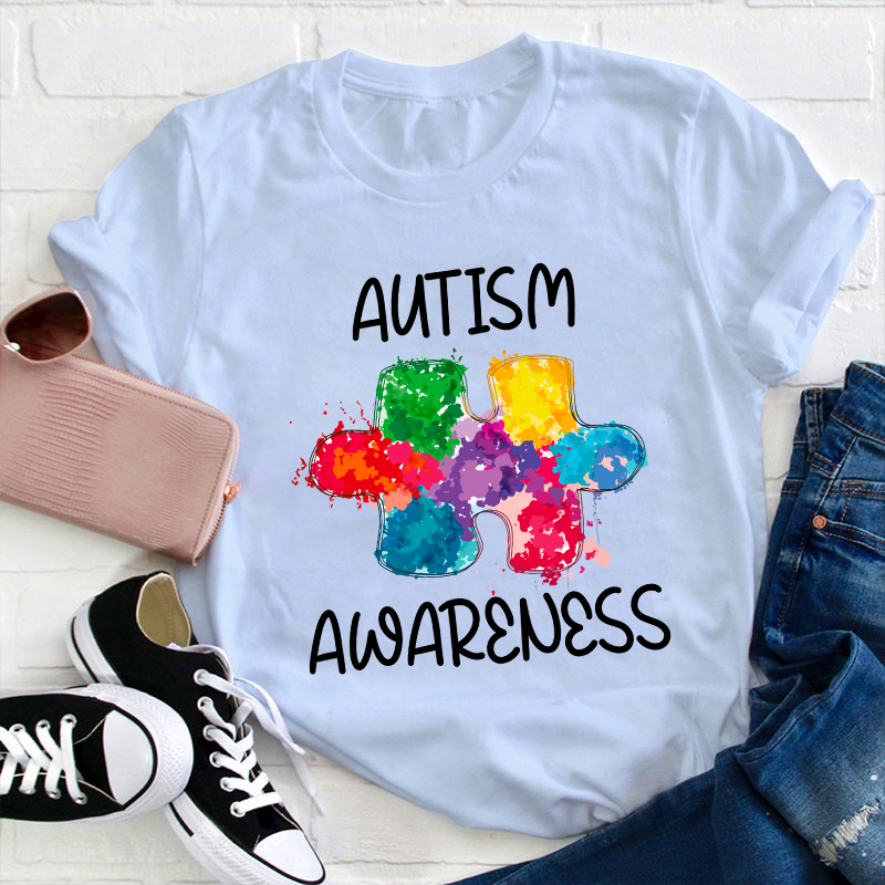 Autism Awareness Teacher T-Shirt
