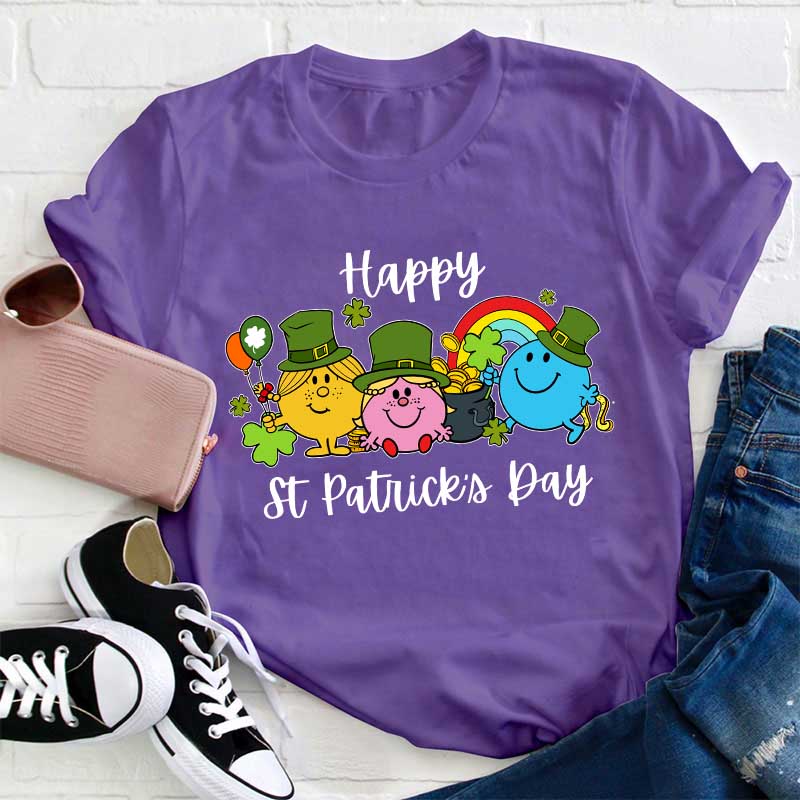Happy Saint Patrick's Day Teacher T-Shirt