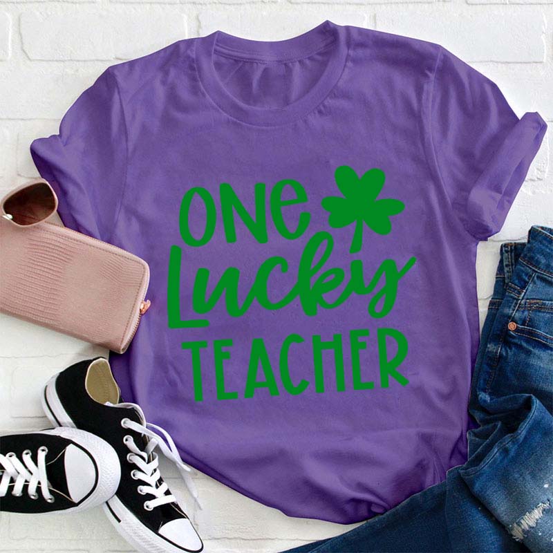 One Lucky Teacher T-Shirt