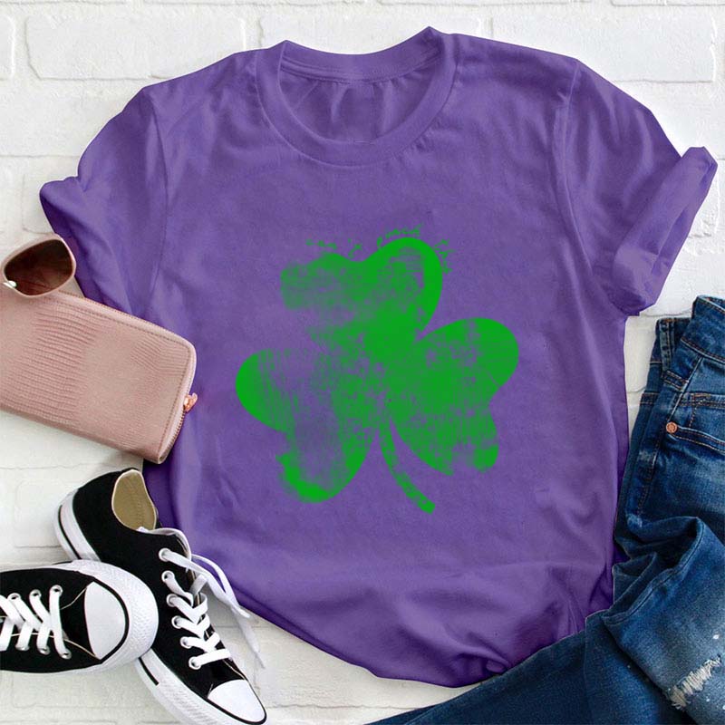 Shamrock St Patrick's Day Teacher T-Shirt