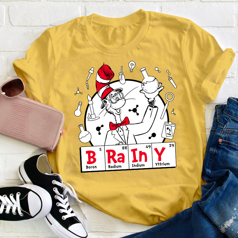 Brainy Chemistry Teacher T-Shirt