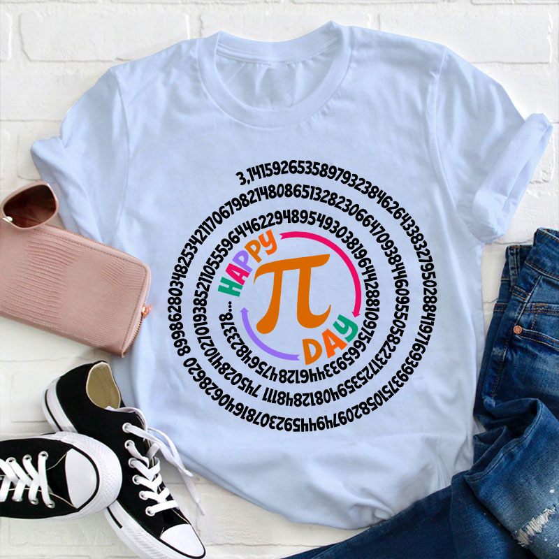 Happy Pi Day Teacher T-Shirt