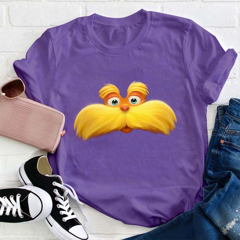 Cute Cartoon Character Expression Teacher T-Shirt