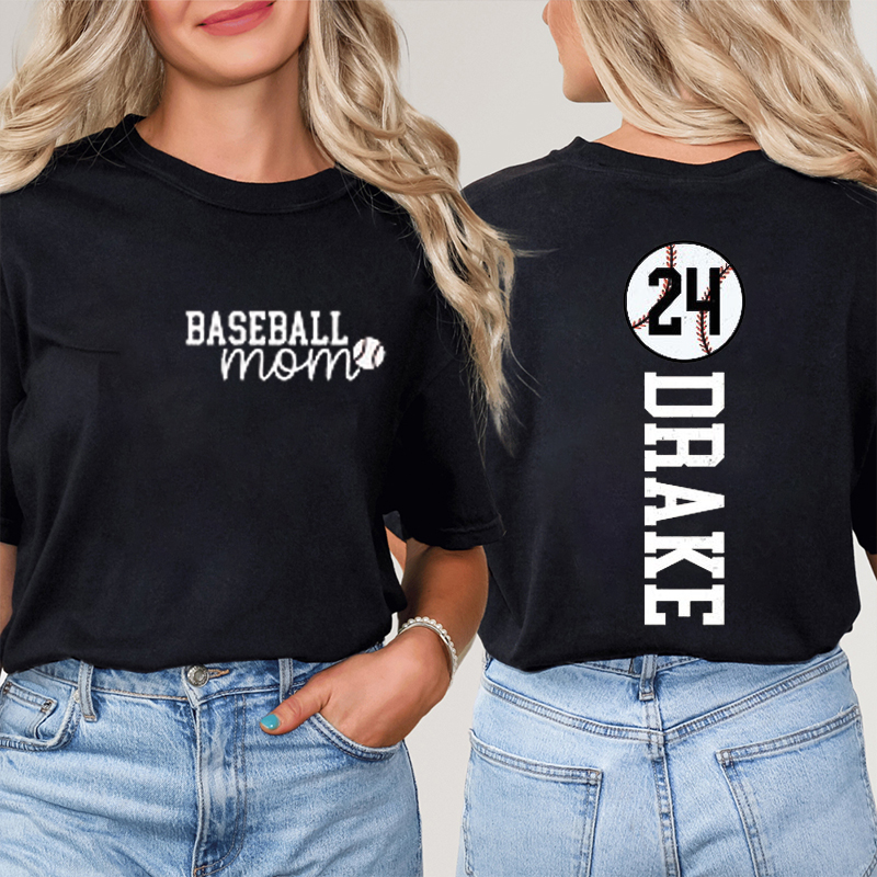 Personalized Sport And Your Name Game Day Teacher Two Sided T-Shirt
