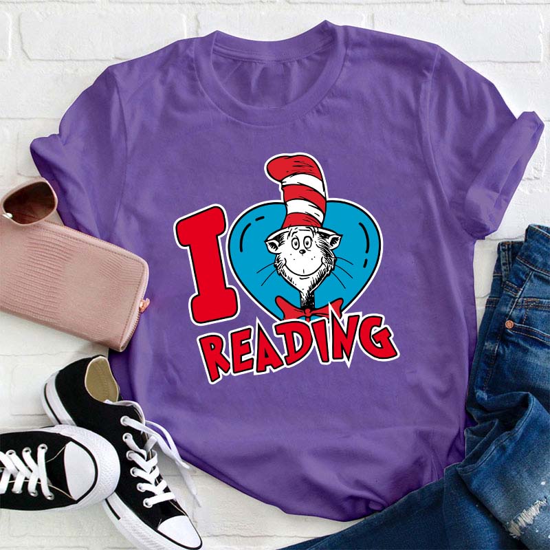 I Love Reading Teacher T-Shirt