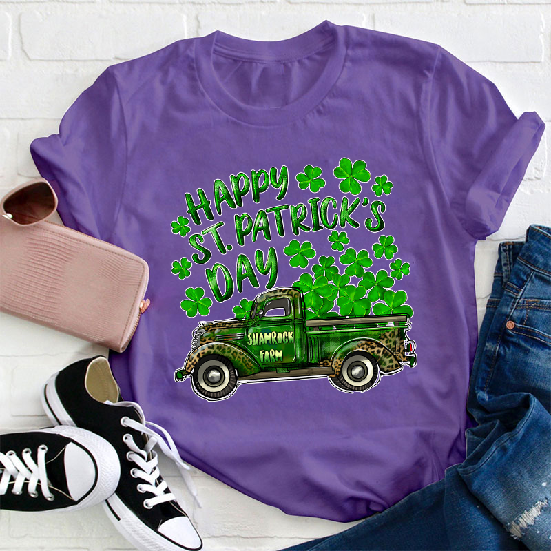 Happy St Patrick's Day Teacher T-Shirt
