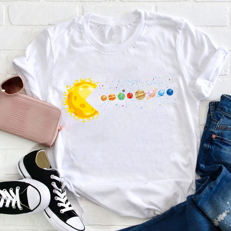 Planets Teacher T-Shirt