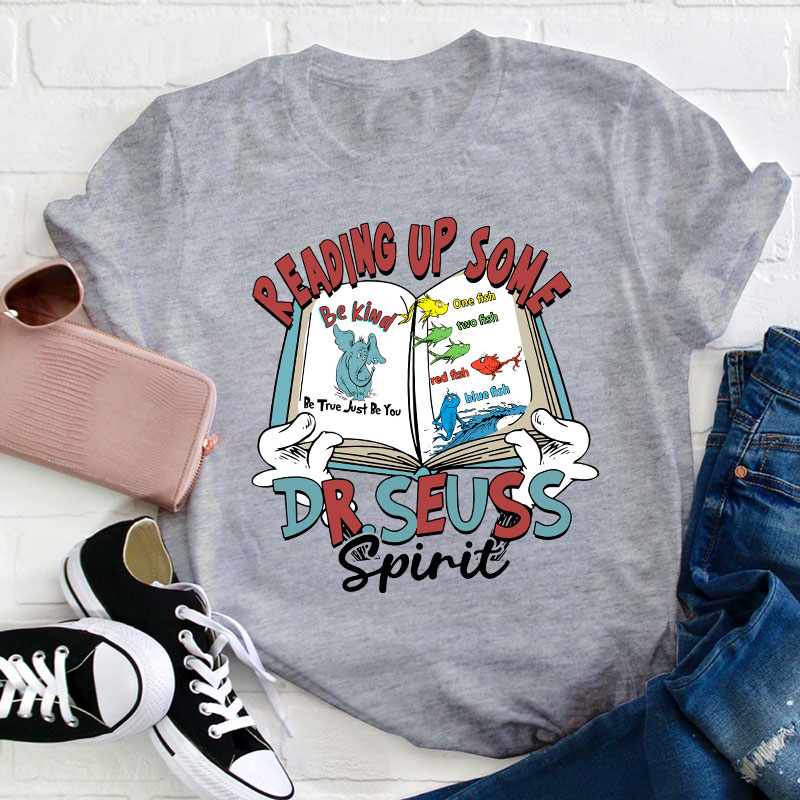 Reading Up Some Spirit Teacher T-Shirt