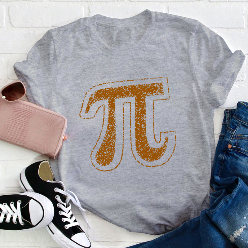 Pi Symbol Teacher T-Shirt