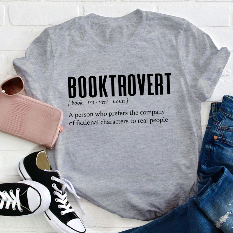Booktrovert Teacher T-Shirt