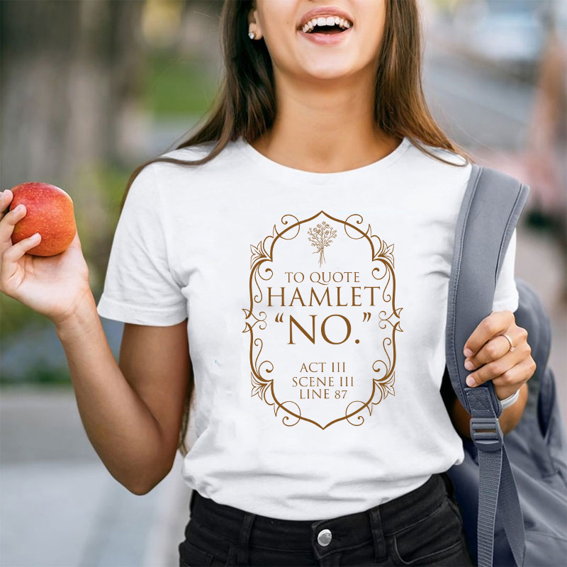Book Club Shakespeare Teacher T-Shirt