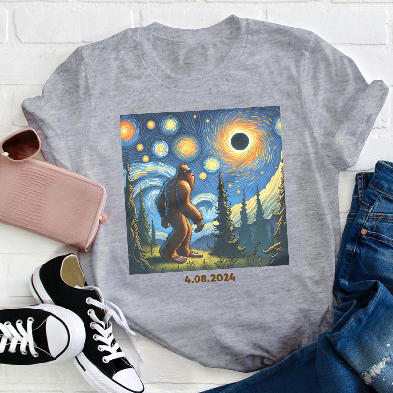 I Saw The Total Solar Eclipse Teacher T-Shirt